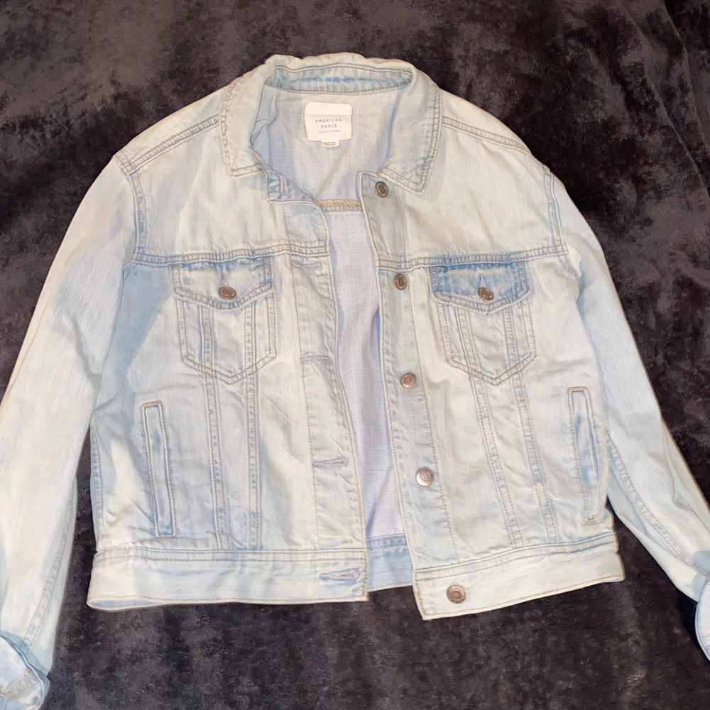 American Eagle light blue jean jacket